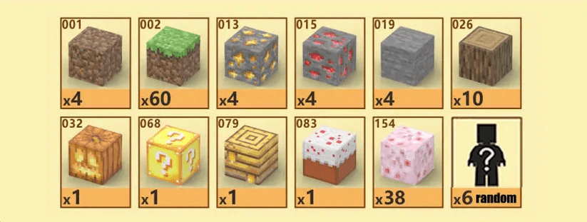 MagCraft™ Lucky Block Garden 128 Pcs Set